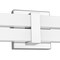 Z-Lite Zane Vanity, 2-Light, 40 In.W x 2.5 In.L x 5 In.H, Chrome /Frosted 1008-40W-CH-LED - alternate 5